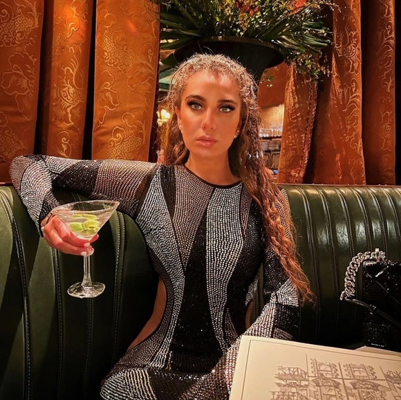 Fashion nova rhinestone jumpsuit - Picture 2 of 2